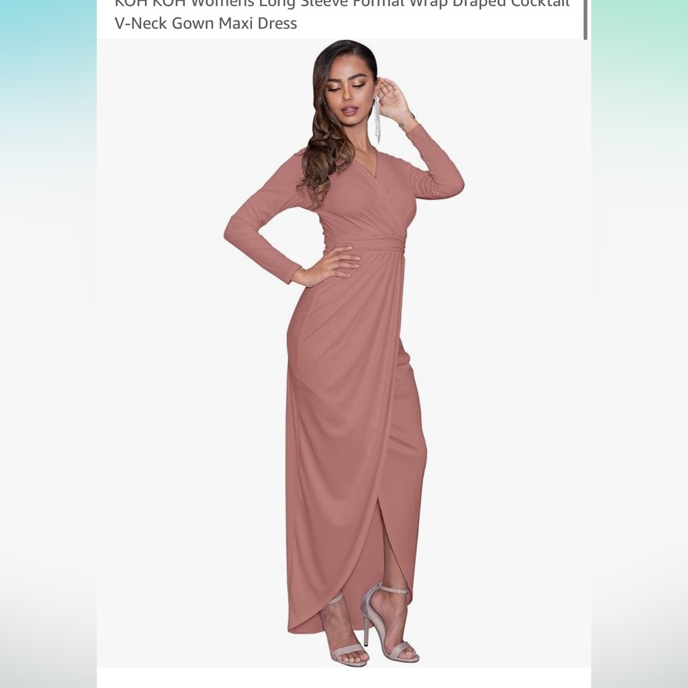 Long Sleeve Formal Dress